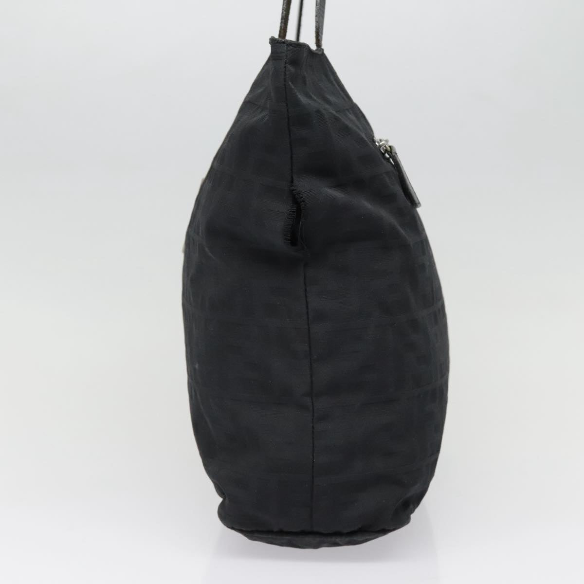 Luxury Fendi Zucca Canvas Tote Bag Silver Blackyk15009