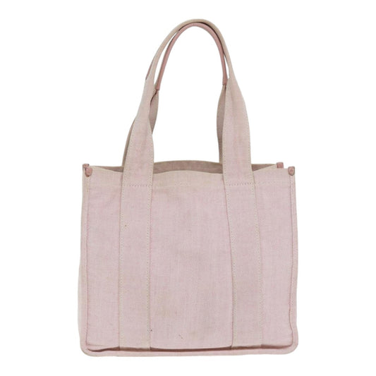 Luxury Prada Tote Bag Canvas Pink Silver  yk15069