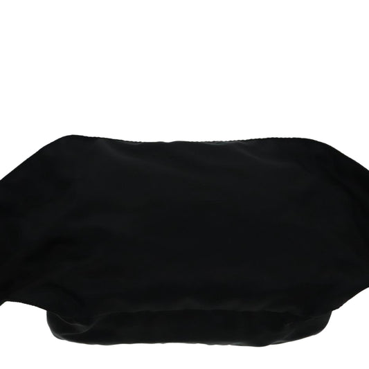 Luxury Prada Waist bag Nylon Black Silver  yk15070