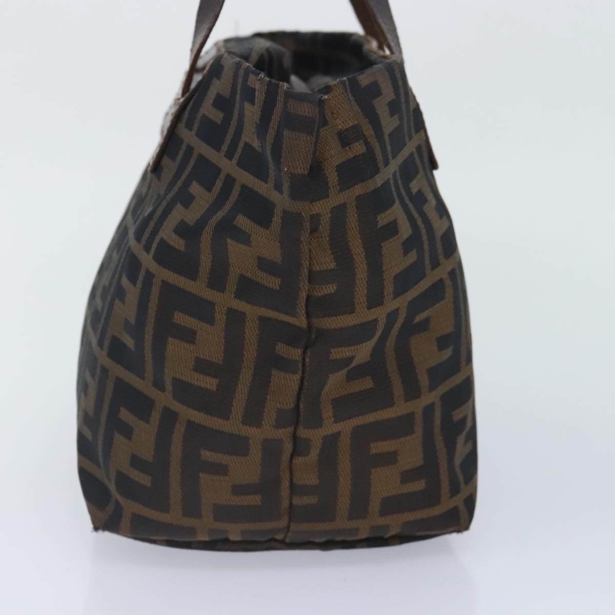 Luxury Fendi Zucca Canvas Hand Bag Brown Blackyk15166