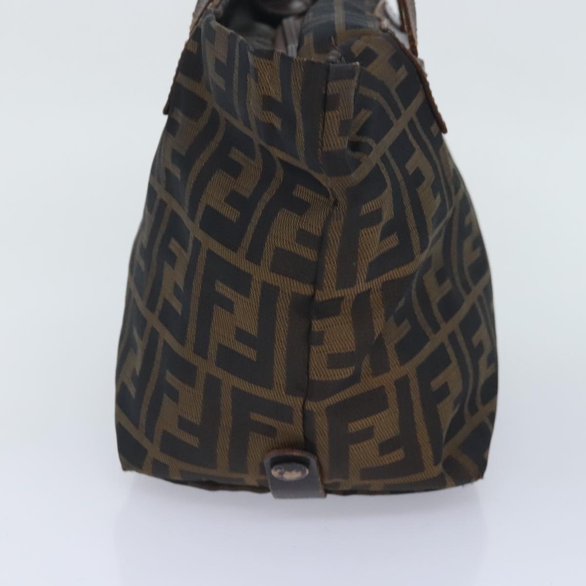 Luxury Fendi Zucca Canvas Hand Bag Brown Blackyk15166