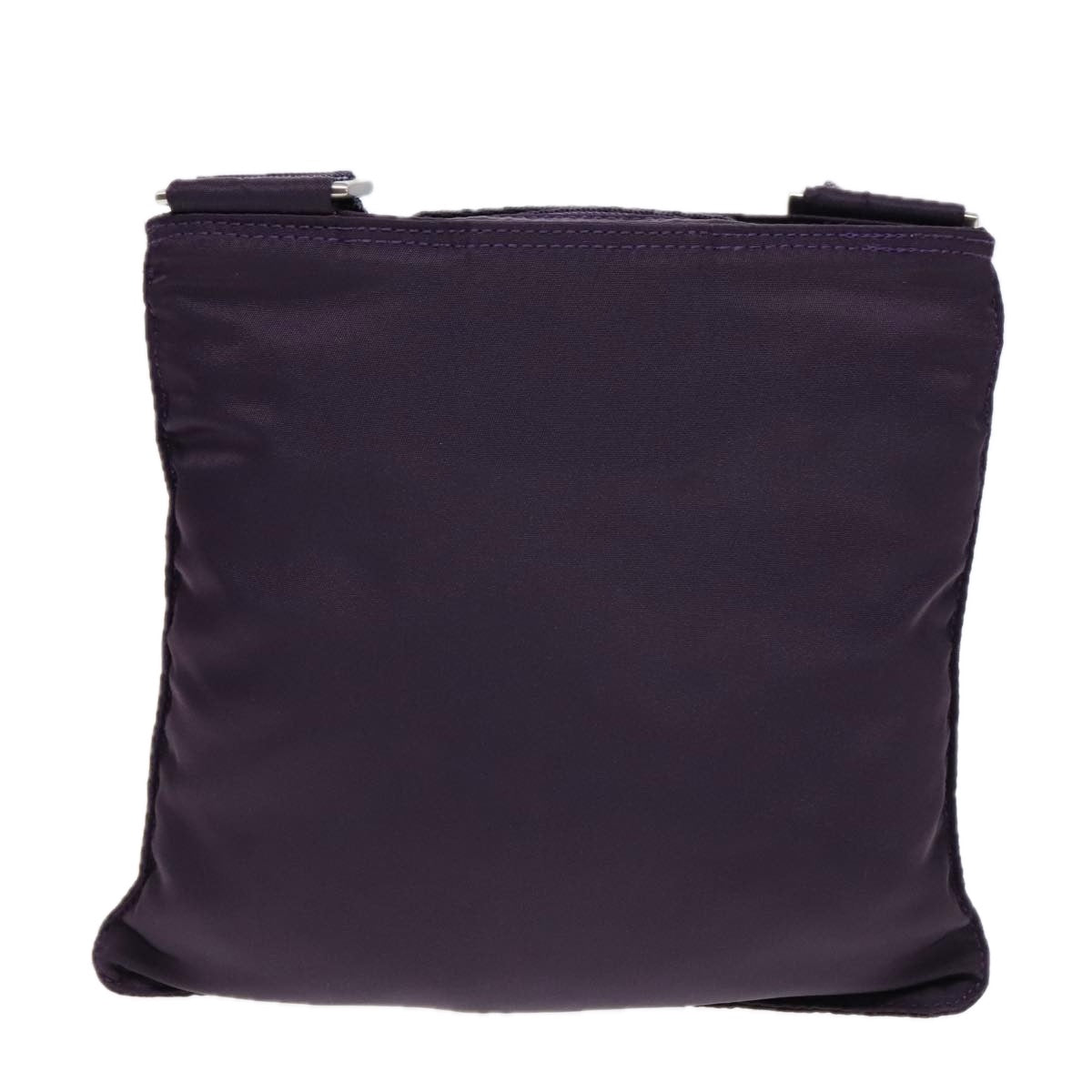 Luxury Prada Shoulder Bag Nylon Purple Silver  yk15187