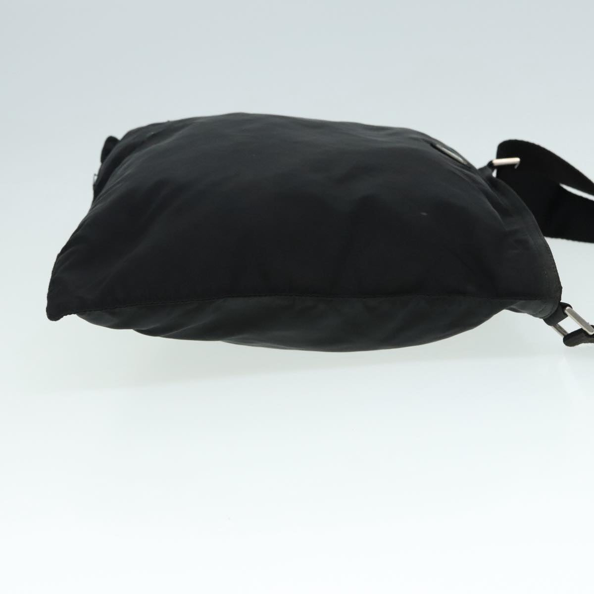 Luxury Prada Shoulder Bag Nylon Black Silver  yk15335