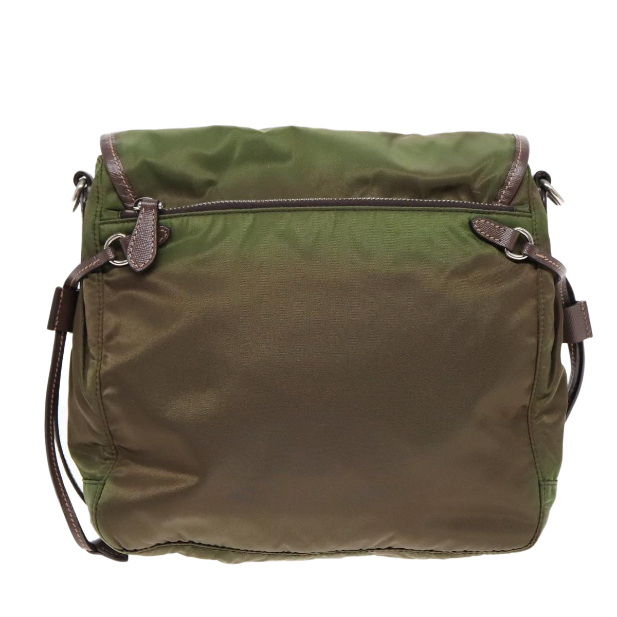 Luxury Prada Shoulder Bag Nylon Khaki  yk15404