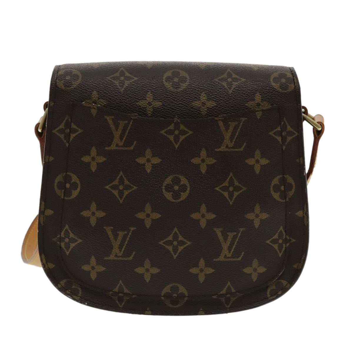 LOUIS VUITTON Monogram Saint Cloud MM Shoulder Bag M51243 LV yk15454