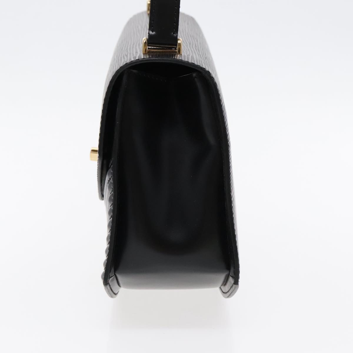 LOUIS VUITTON Epi Tilsitt Shoulder Bag Black M52482 LV yk15524