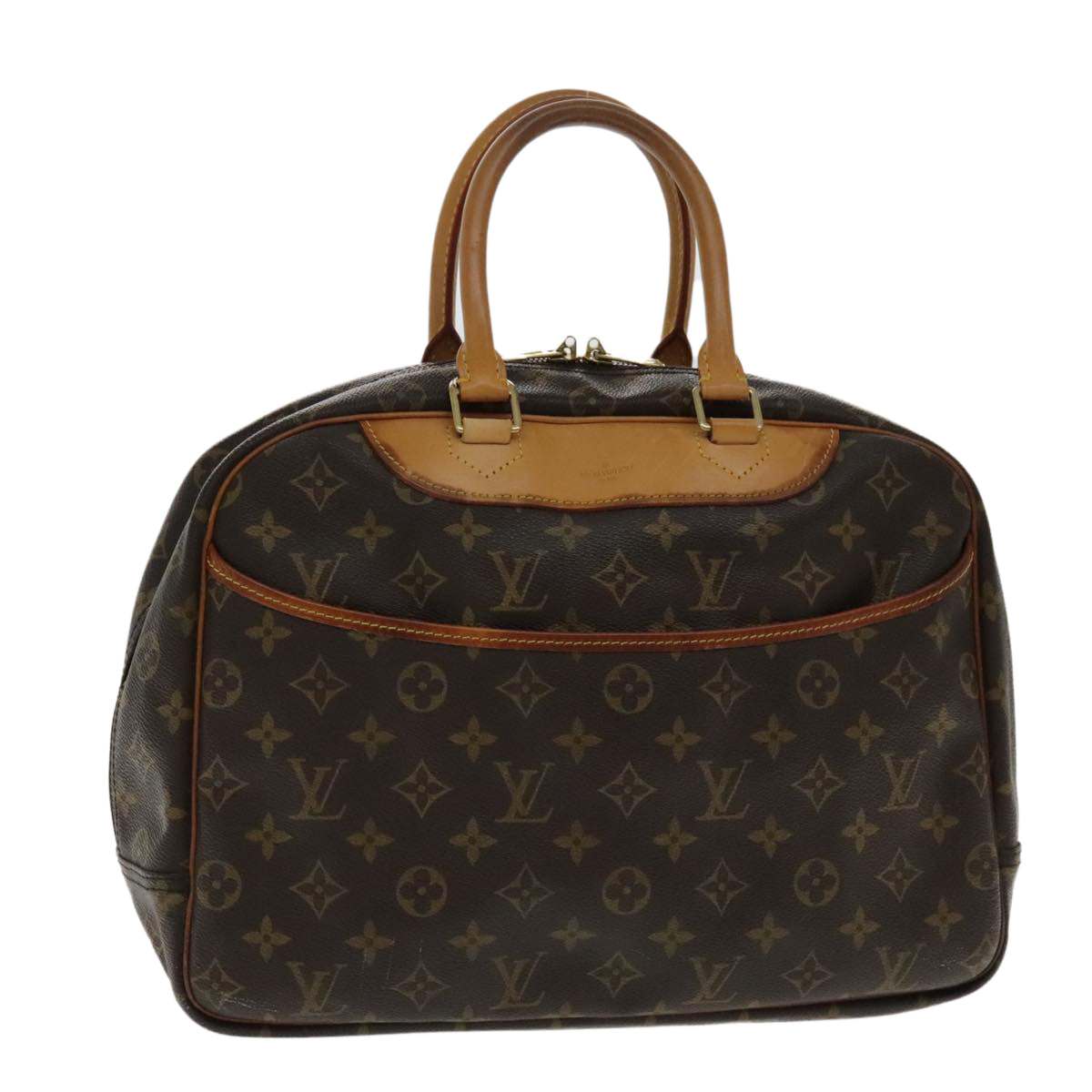 LOUIS VUITTON Monogram Deauville Hand Bag M47270 LV yk15557