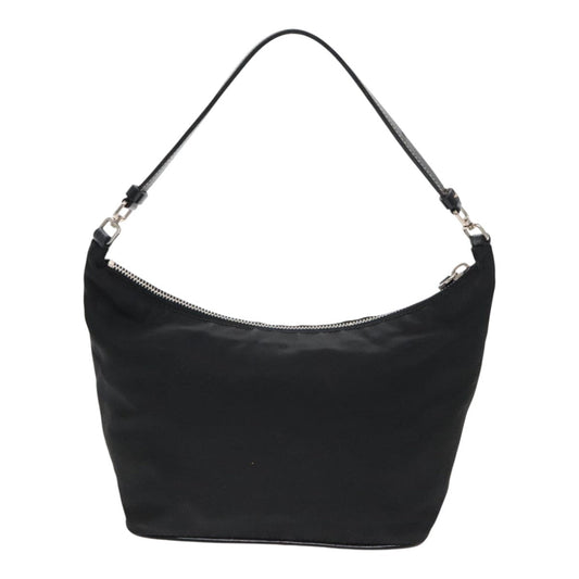 Luxury Prada Hand Bag Nylon Black Silver  yk15631