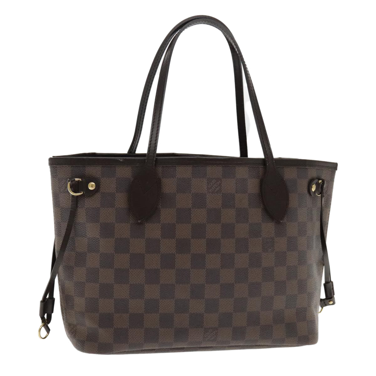 LOUIS VUITTON Damier Ebene Neverfull PM Tote Bag N51109 LV yk15644