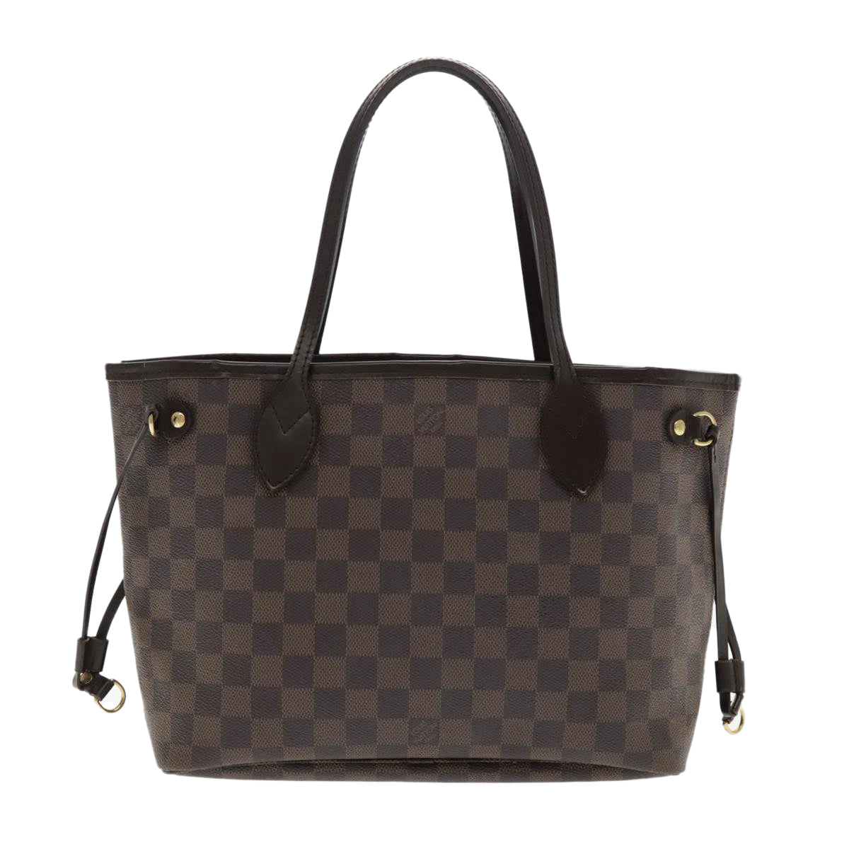 LOUIS VUITTON Damier Ebene Neverfull PM Tote Bag N51109 LV yk15644