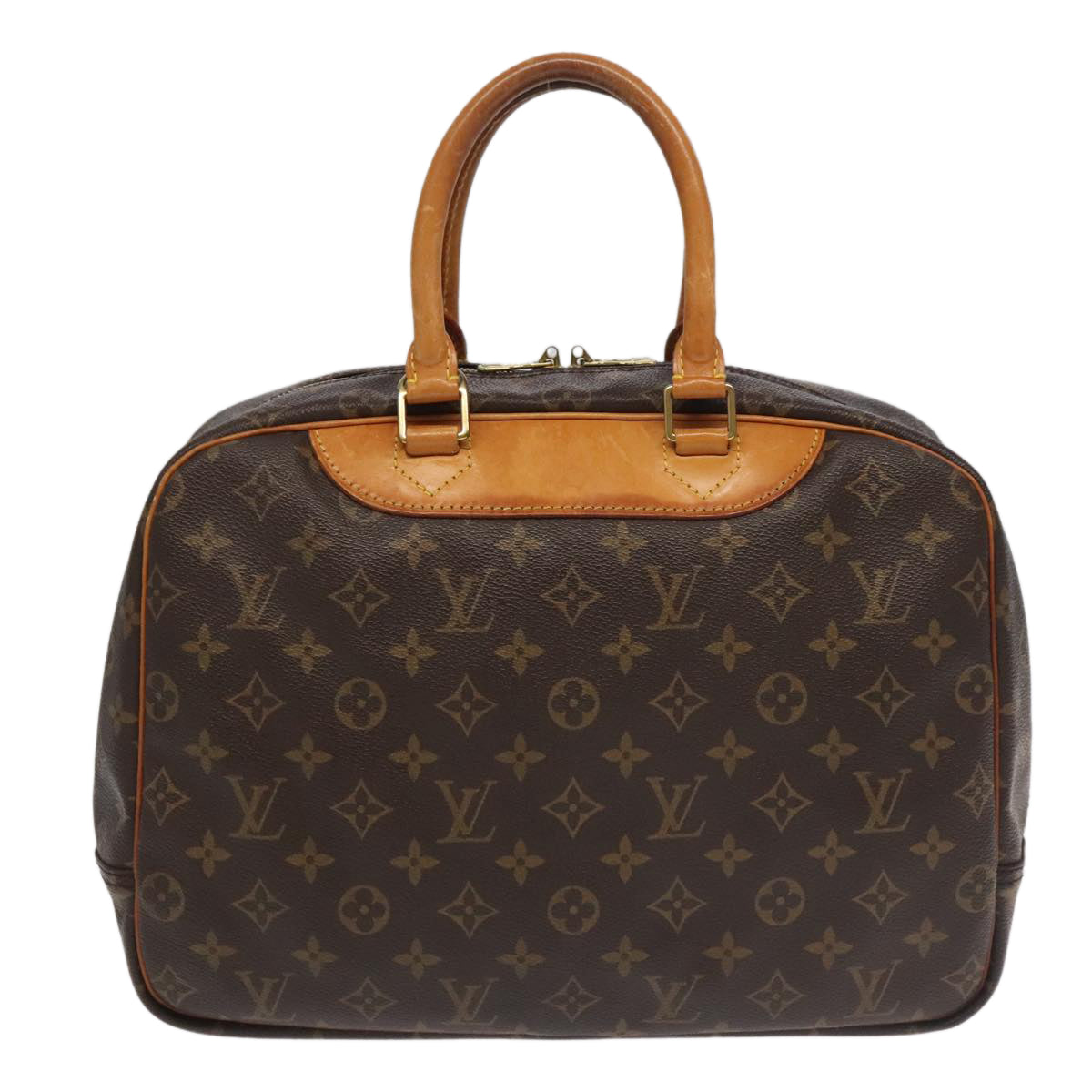 LOUIS VUITTON Monogram Deauville Hand Bag M47270 LV yk15648
