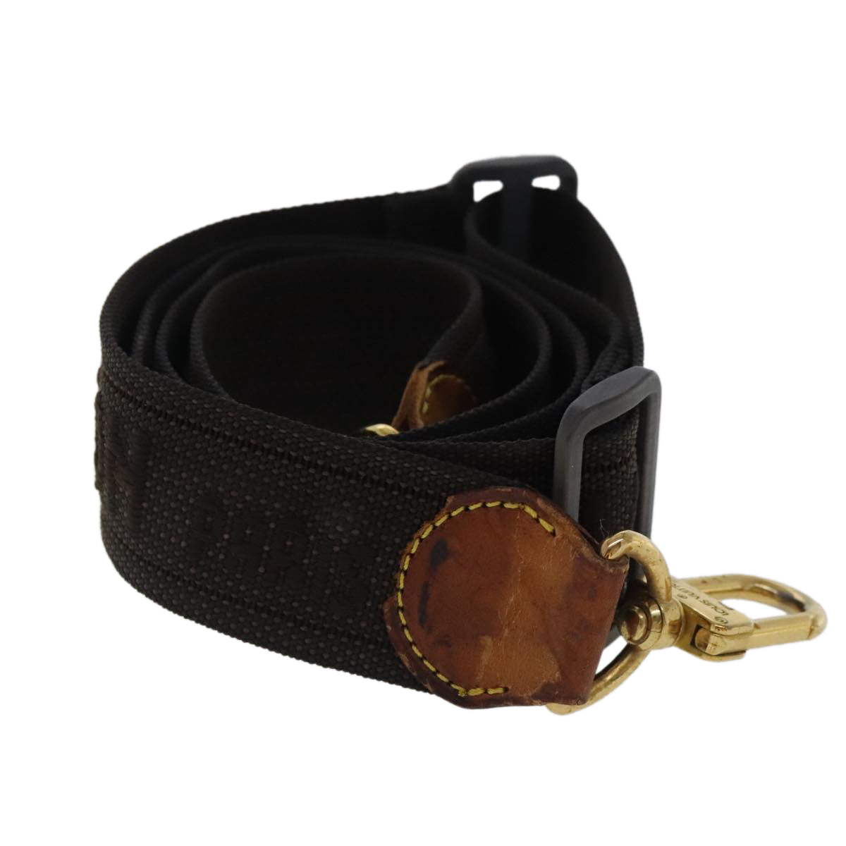 LOUIS VUITTON Adjustable Shoulder Strap Canvas 30.7""-45.3"" Brown yk15732