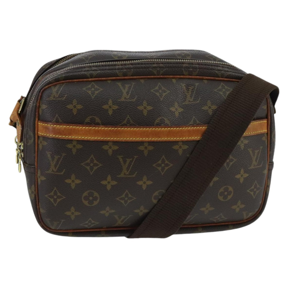 LOUIS VUITTON Monogram Reporter PM Shoulder Bag M45254 LV yk15752