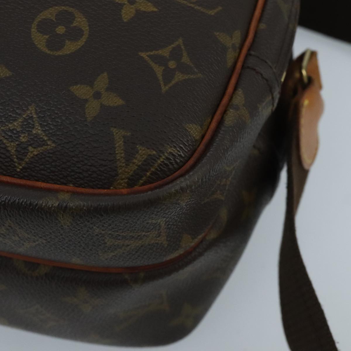 LOUIS VUITTON Monogram Reporter PM Shoulder Bag M45254 LV yk15752