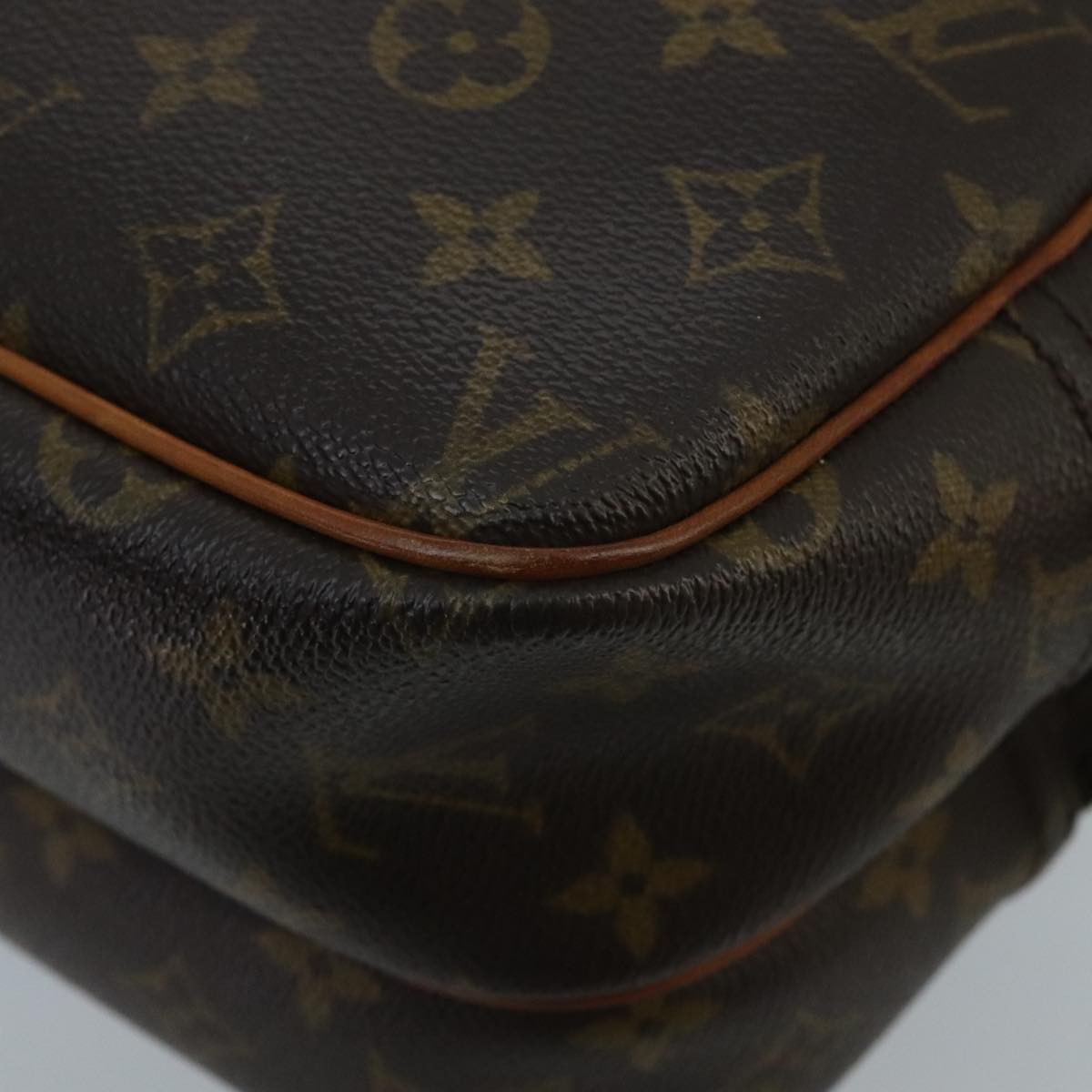 LOUIS VUITTON Monogram Reporter PM Shoulder Bag M45254 LV yk15752