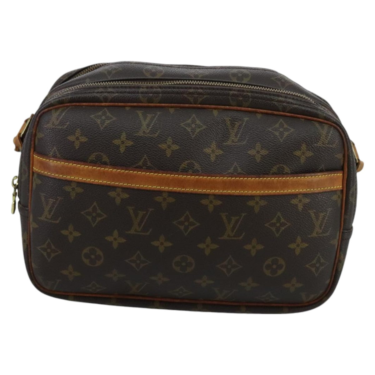 LOUIS VUITTON Monogram Reporter PM Shoulder Bag M45254 LV yk15752