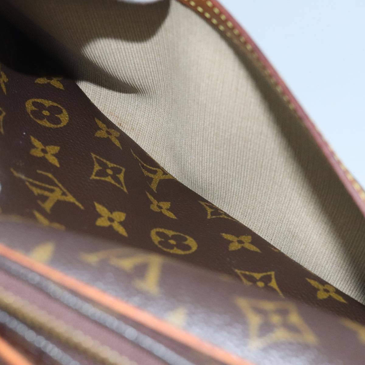 LOUIS VUITTON Monogram Reporter PM Shoulder Bag M45254 LV yk15752