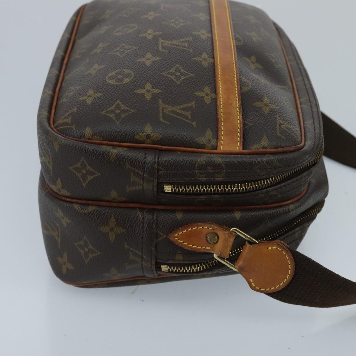 LOUIS VUITTON Monogram Reporter PM Shoulder Bag M45254 LV yk15752