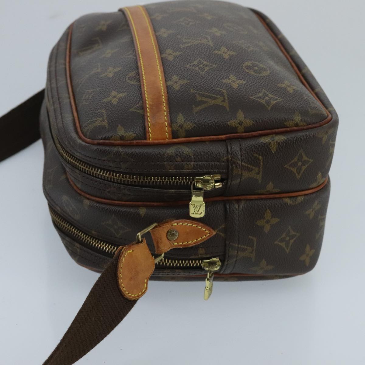 LOUIS VUITTON Monogram Reporter PM Shoulder Bag M45254 LV yk15752