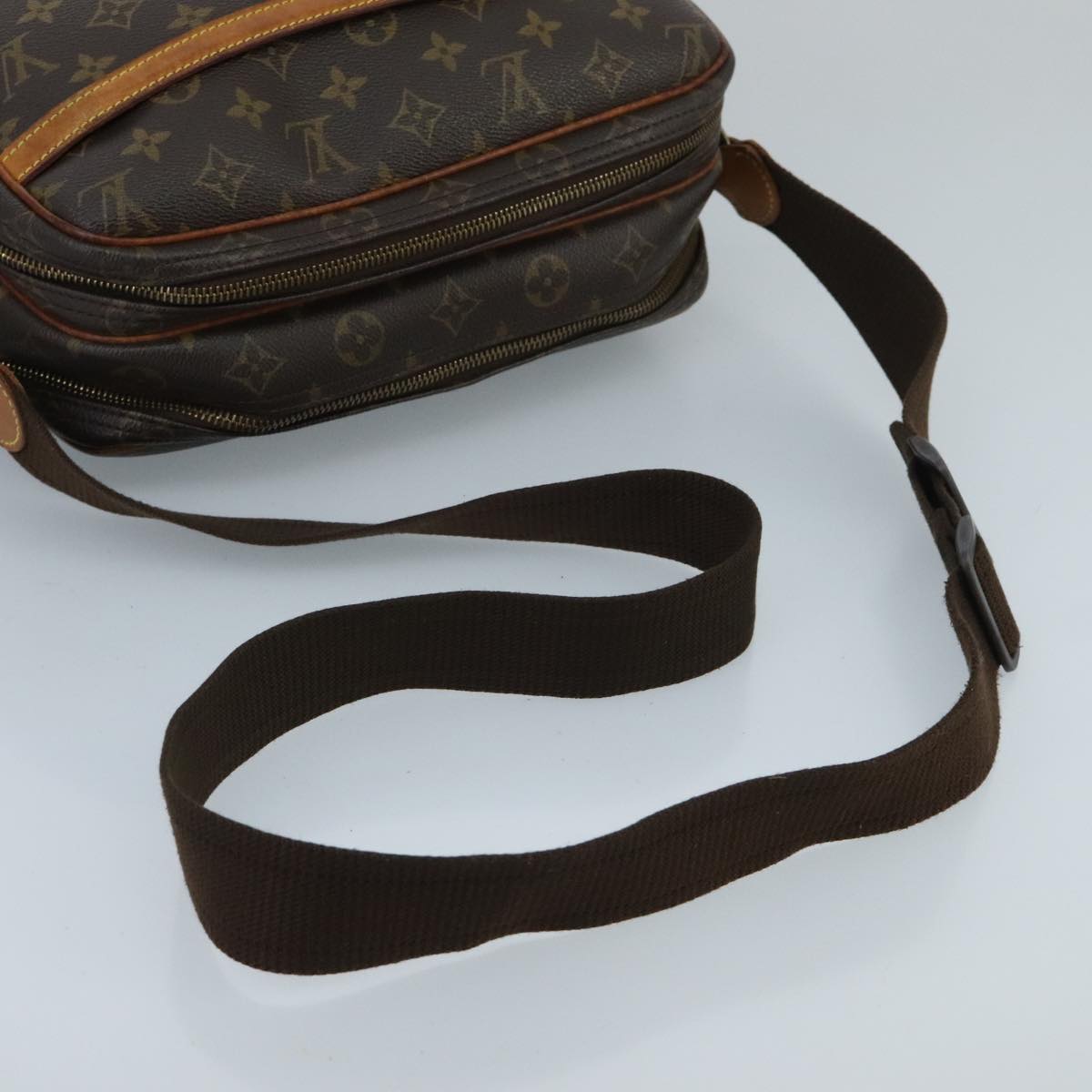 LOUIS VUITTON Monogram Reporter PM Shoulder Bag M45254 LV yk15752