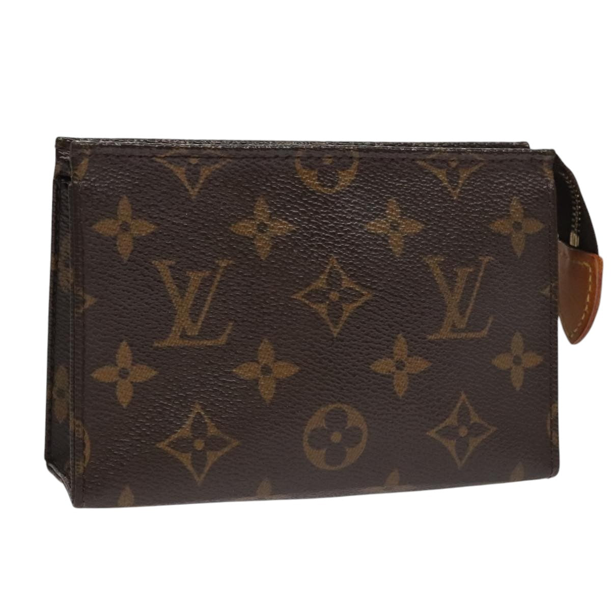 LOUIS VUITTON Monogram Poche Toilette 15 Pouch M47546 LV yk16579