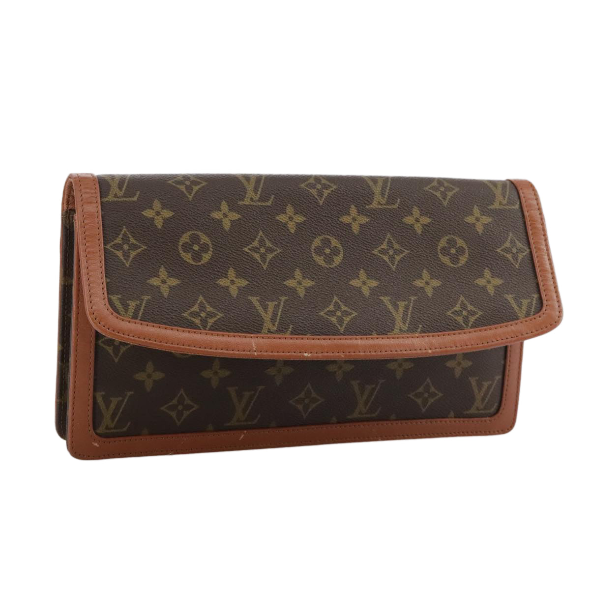 LOUIS VUITTON Monogram Pochette Dam GM Clutch Bag M51810 LV yk16611