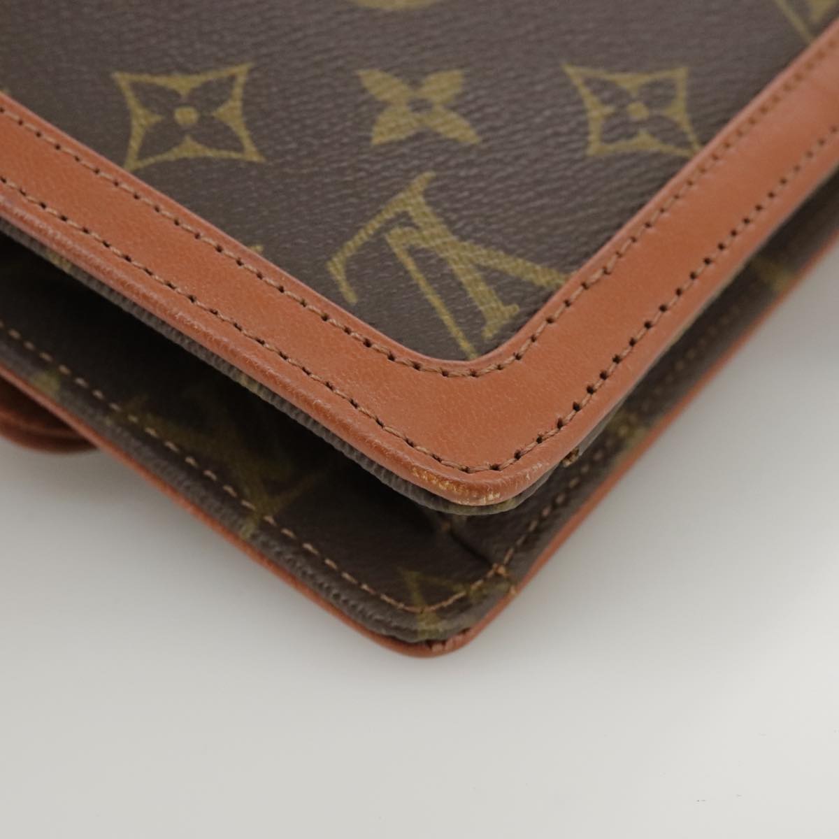 LOUIS VUITTON Monogram Pochette Dam GM Clutch Bag M51810 LV yk16611