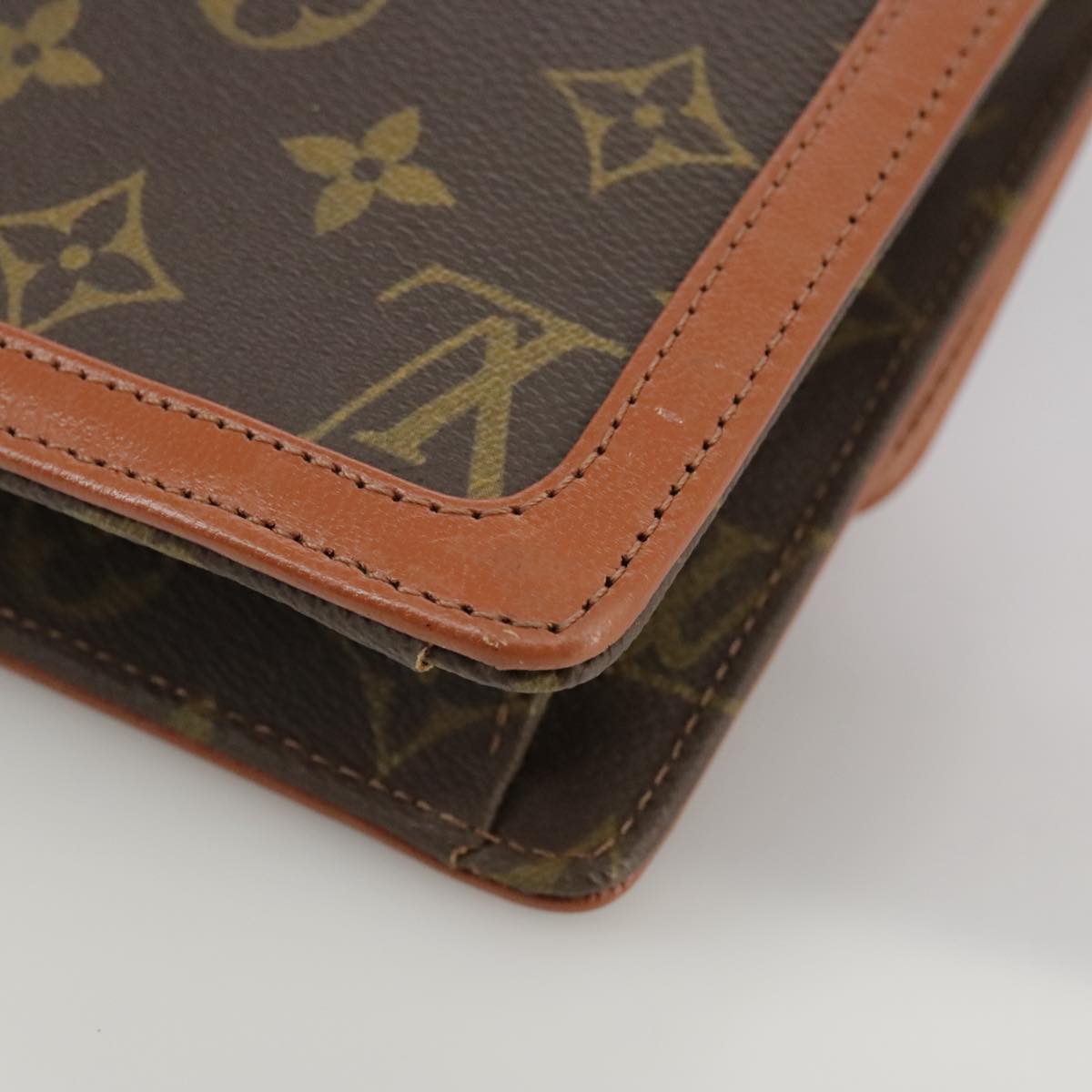 LOUIS VUITTON Monogram Pochette Dam GM Clutch Bag M51810 LV yk16611
