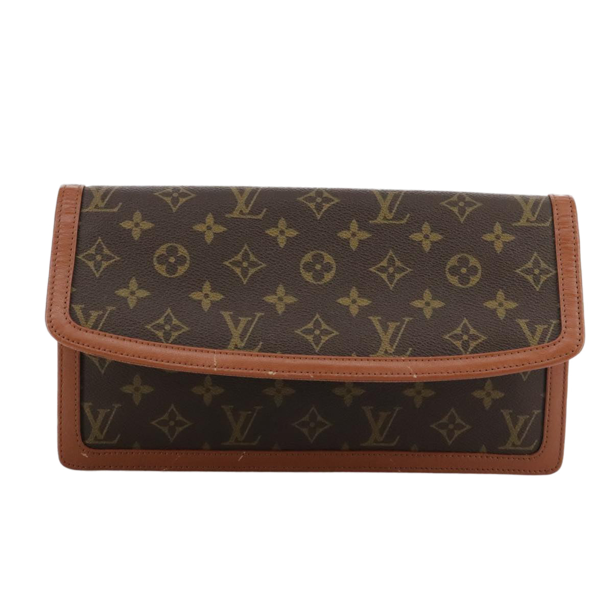 LOUIS VUITTON Monogram Pochette Dam GM Clutch Bag M51810 LV yk16611