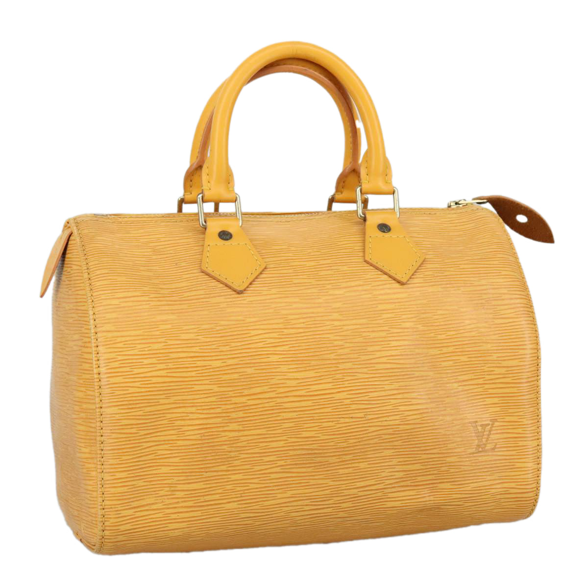 LOUIS VUITTON Epi Speedy 25 Hand Bag Tassili Yellow M43019 LV yk16612