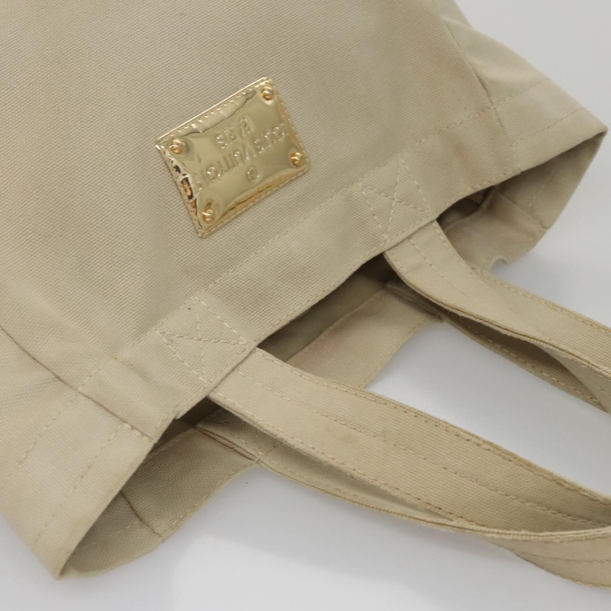 LOUIS VUITTON Thats Love PM Hand Bag Canvas Beige M95468 LV yk16634