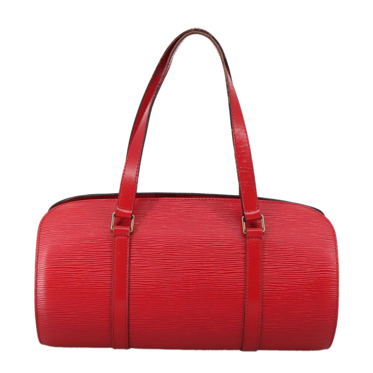 LOUIS VUITTON Epi Soufflot Hand Bag Red M52227 LV yk16654