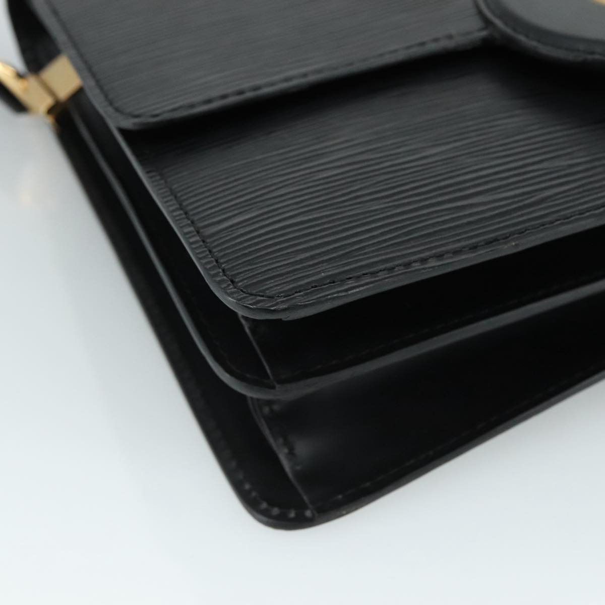 LOUIS VUITTON Epi Free Run Shoulder Bag Black M52402 LV yk16660