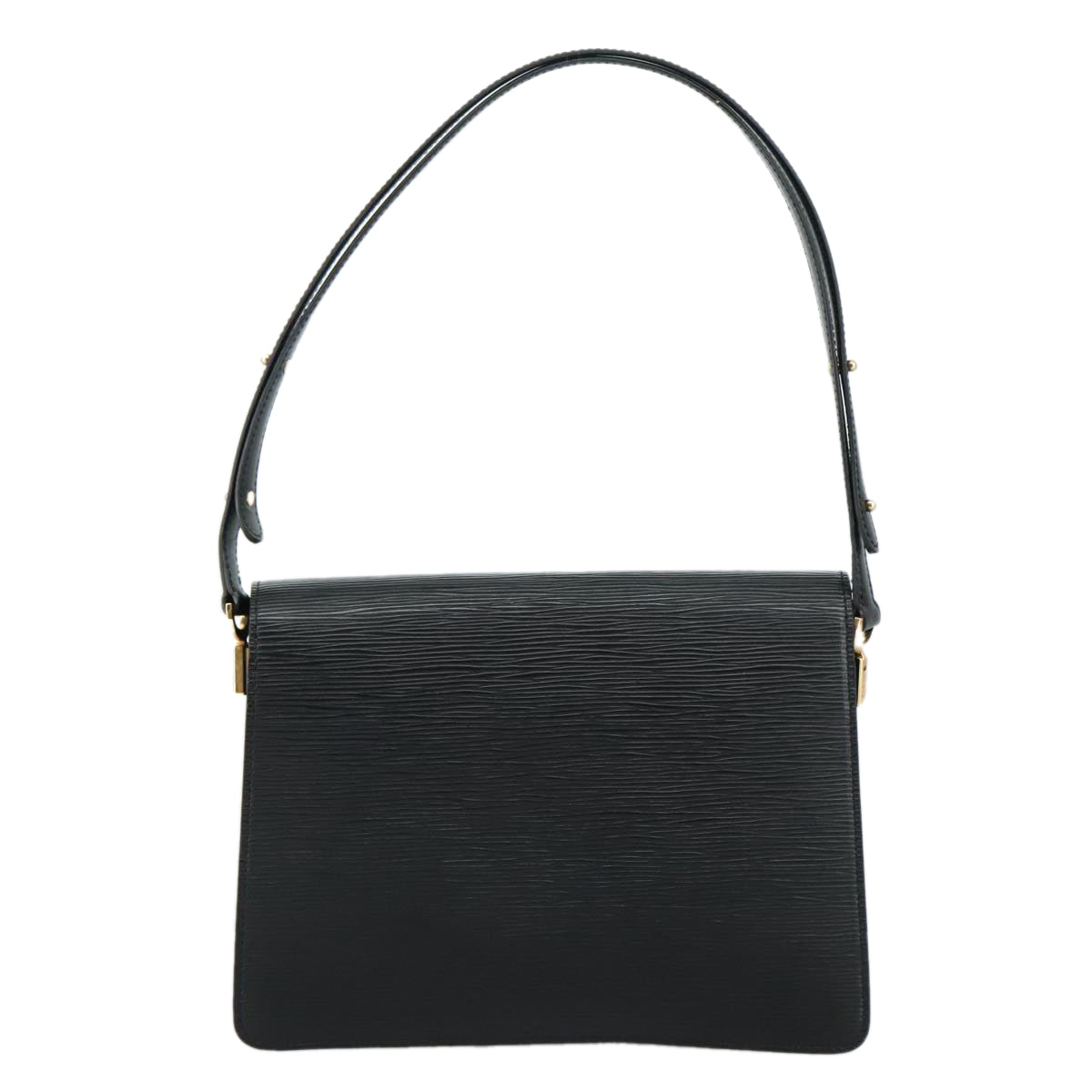LOUIS VUITTON Epi Free Run Shoulder Bag Black M52402 LV yk16660