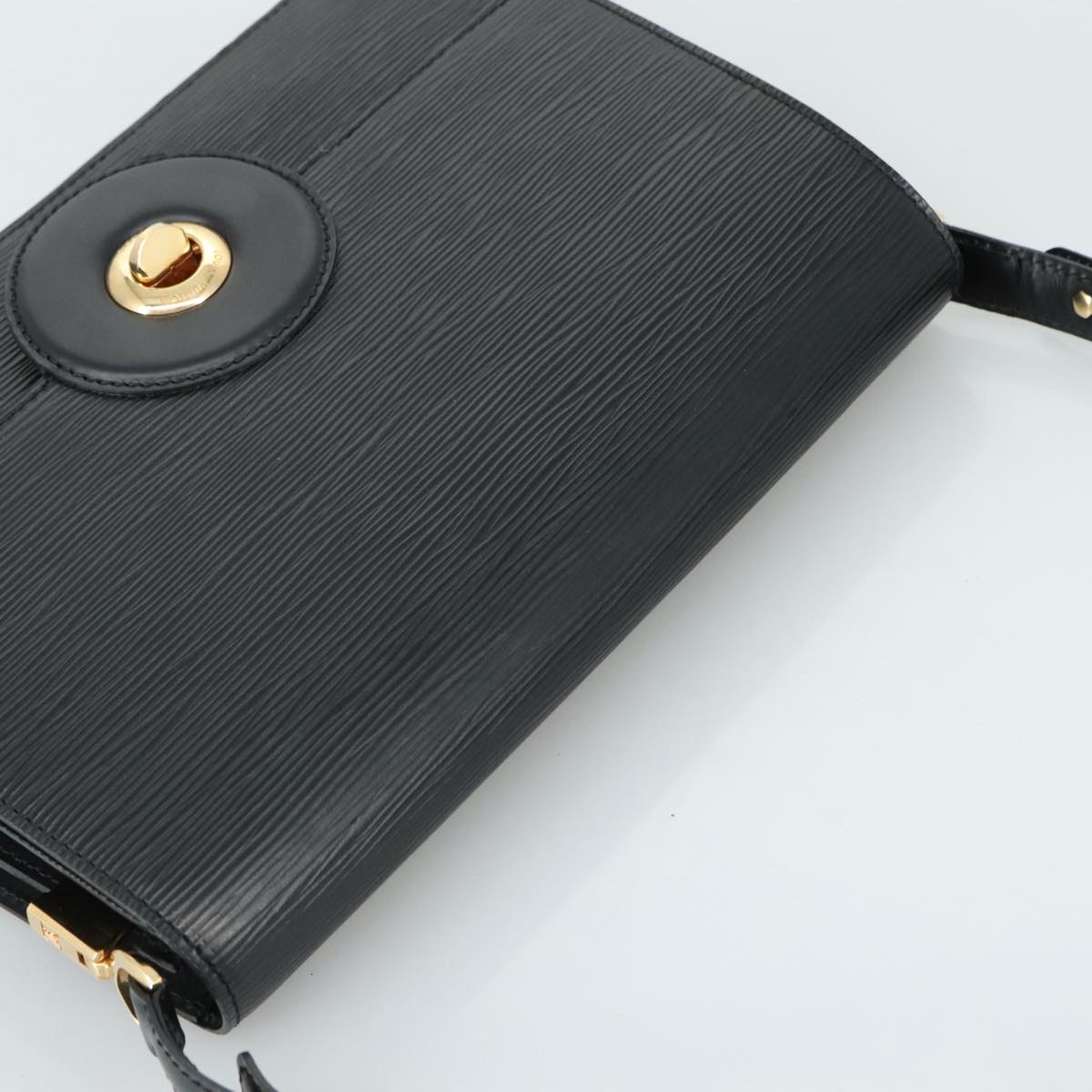 LOUIS VUITTON Epi Free Run Shoulder Bag Black M52402 LV yk16660