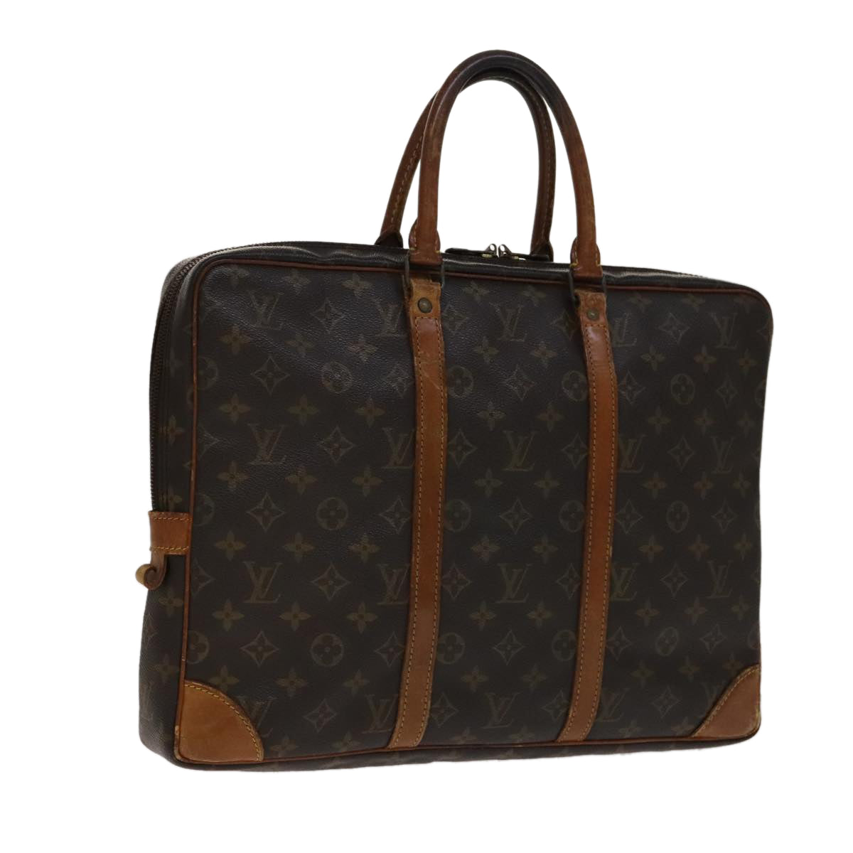 LOUIS VUITTON Monogram Porte Documents Voyage Business Bag M52005 yk16675