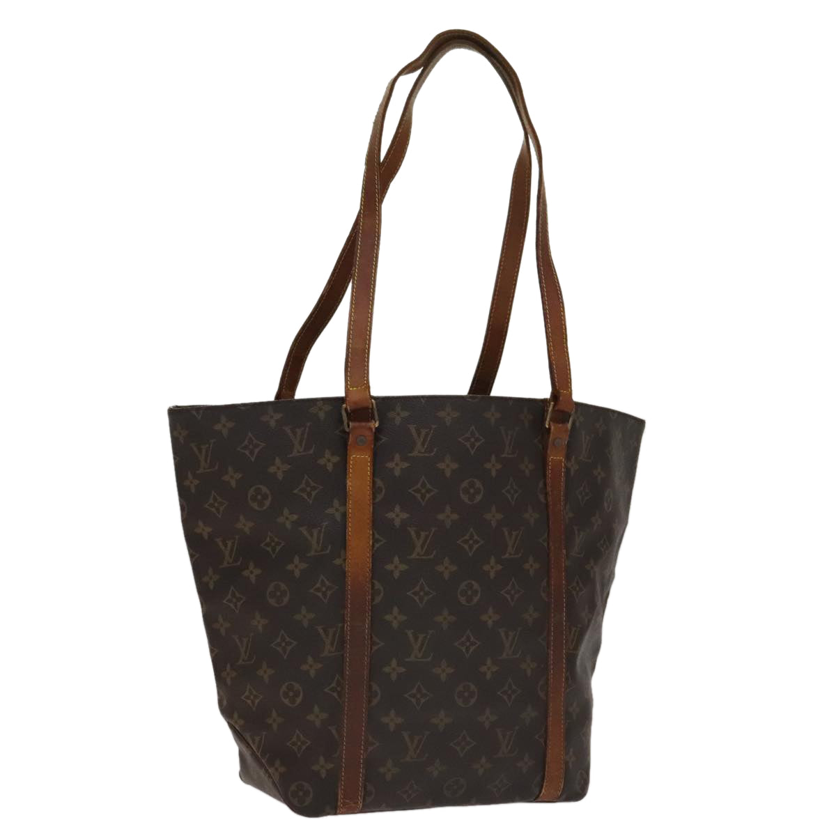 LOUIS VUITTON Monogram Sac Shopping Tote Bag M51108 LV yk16698