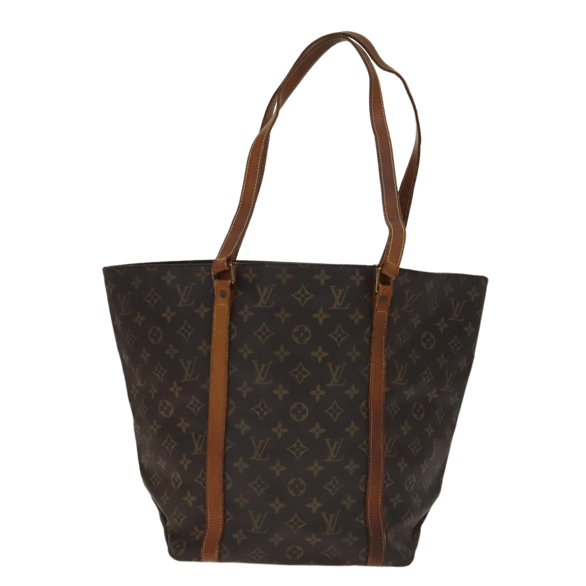 LOUIS VUITTON Monogram Sac Shopping Tote Bag M51108 LV yk16698