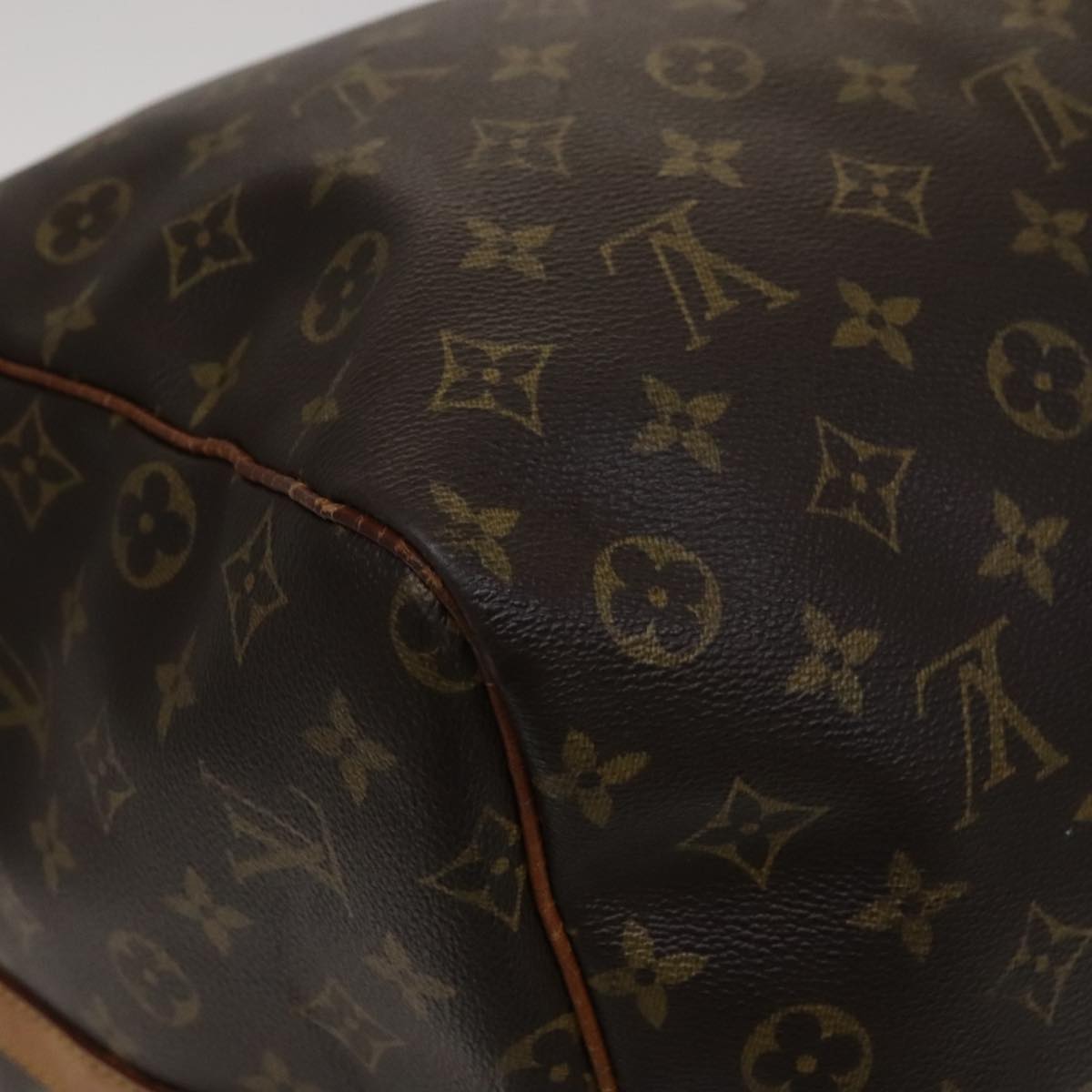 LOUIS VUITTON Monogram Keepall Bandouliere 60 Boston Bag M41412 LV yk16715