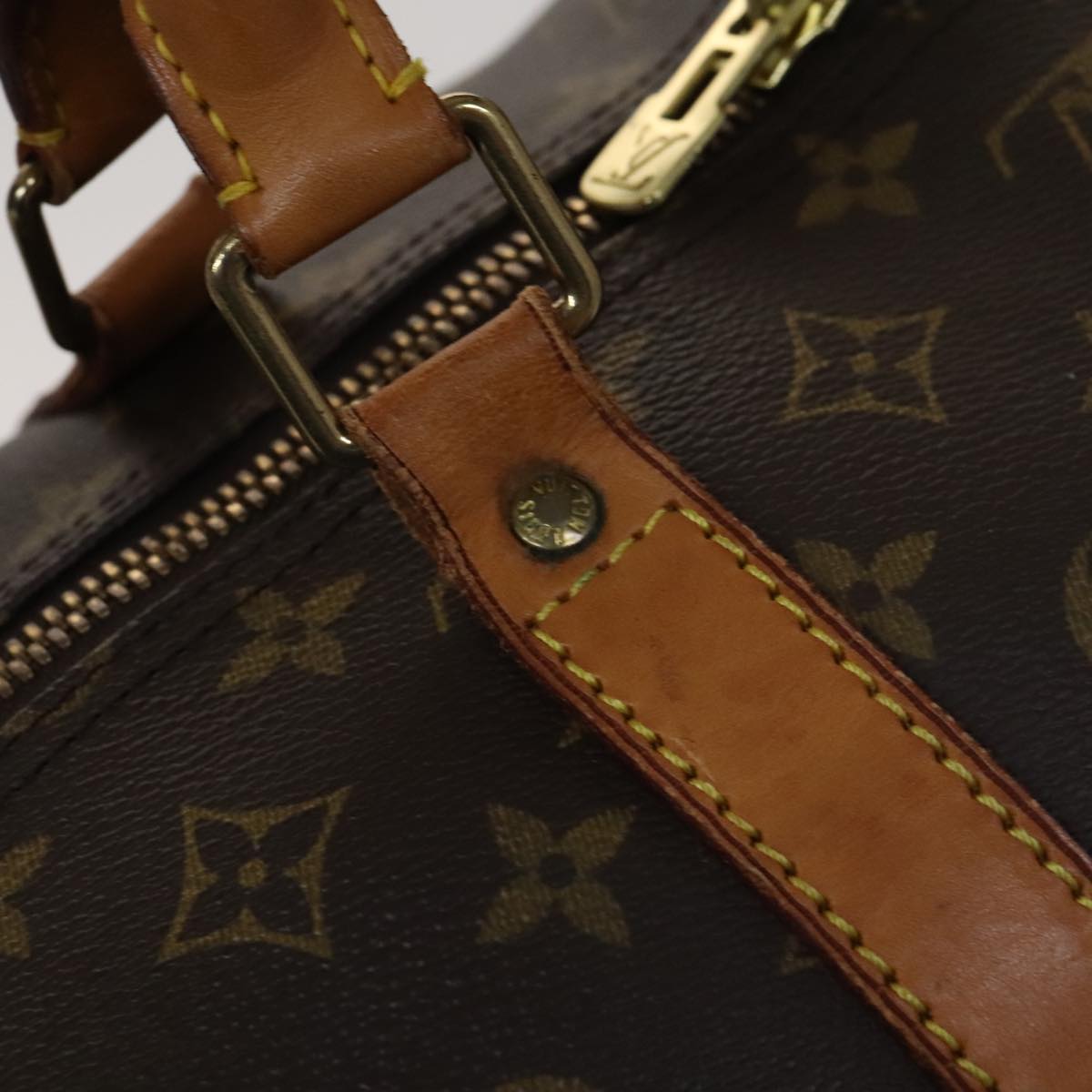 LOUIS VUITTON Monogram Keepall Bandouliere 60 Boston Bag M41412 LV yk16715
