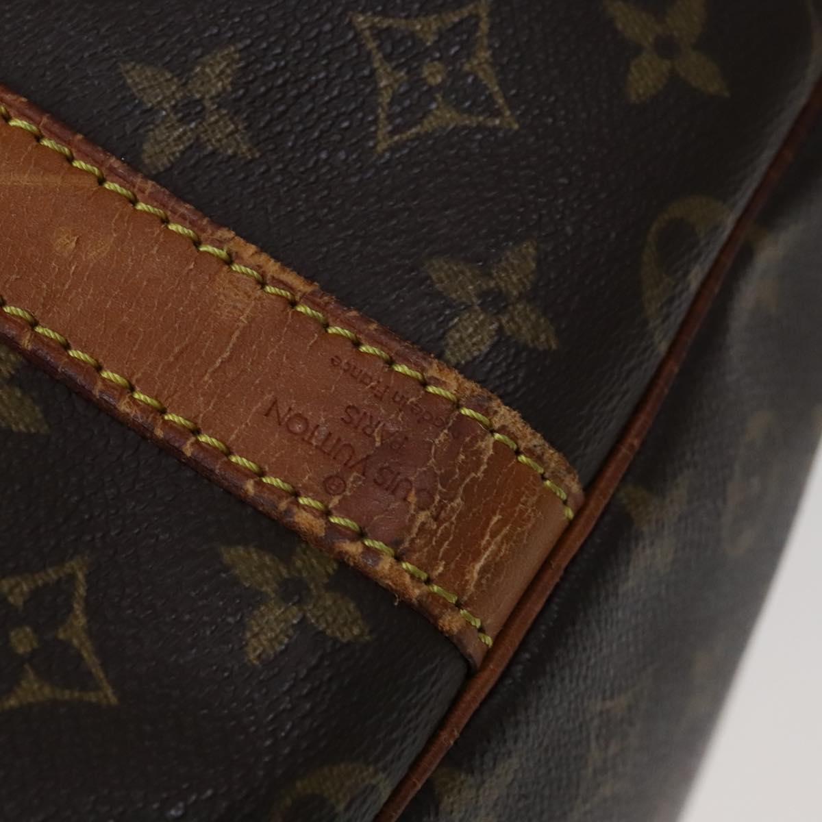LOUIS VUITTON Monogram Keepall Bandouliere 60 Boston Bag M41412 LV yk16715