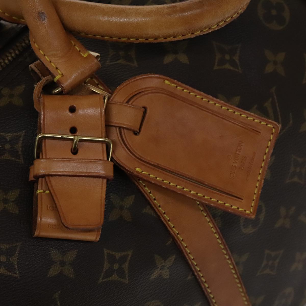 LOUIS VUITTON Monogram Keepall Bandouliere 60 Boston Bag M41412 LV yk16715