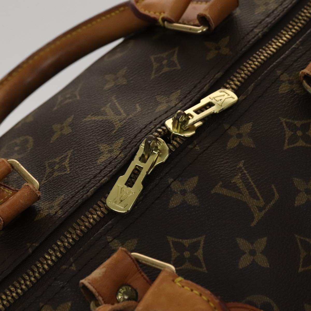 LOUIS VUITTON Monogram Keepall Bandouliere 60 Boston Bag M41412 LV yk16715