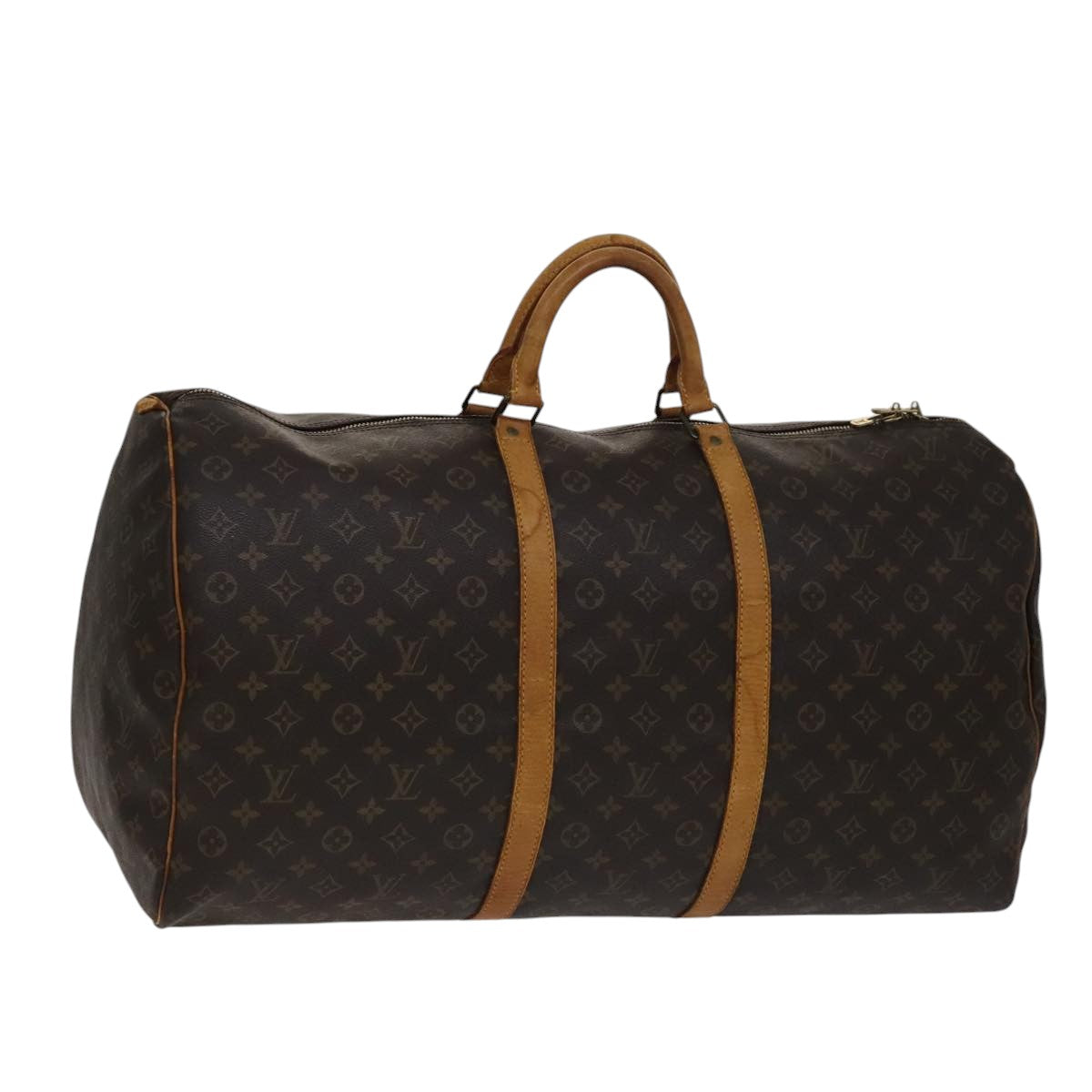 LOUIS VUITTON Monogram Keepall 60 Boston Bag M41422 LV yk16725