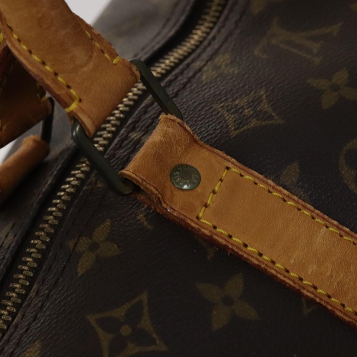 LOUIS VUITTON Monogram Keepall 60 Boston Bag M41422 LV yk16725