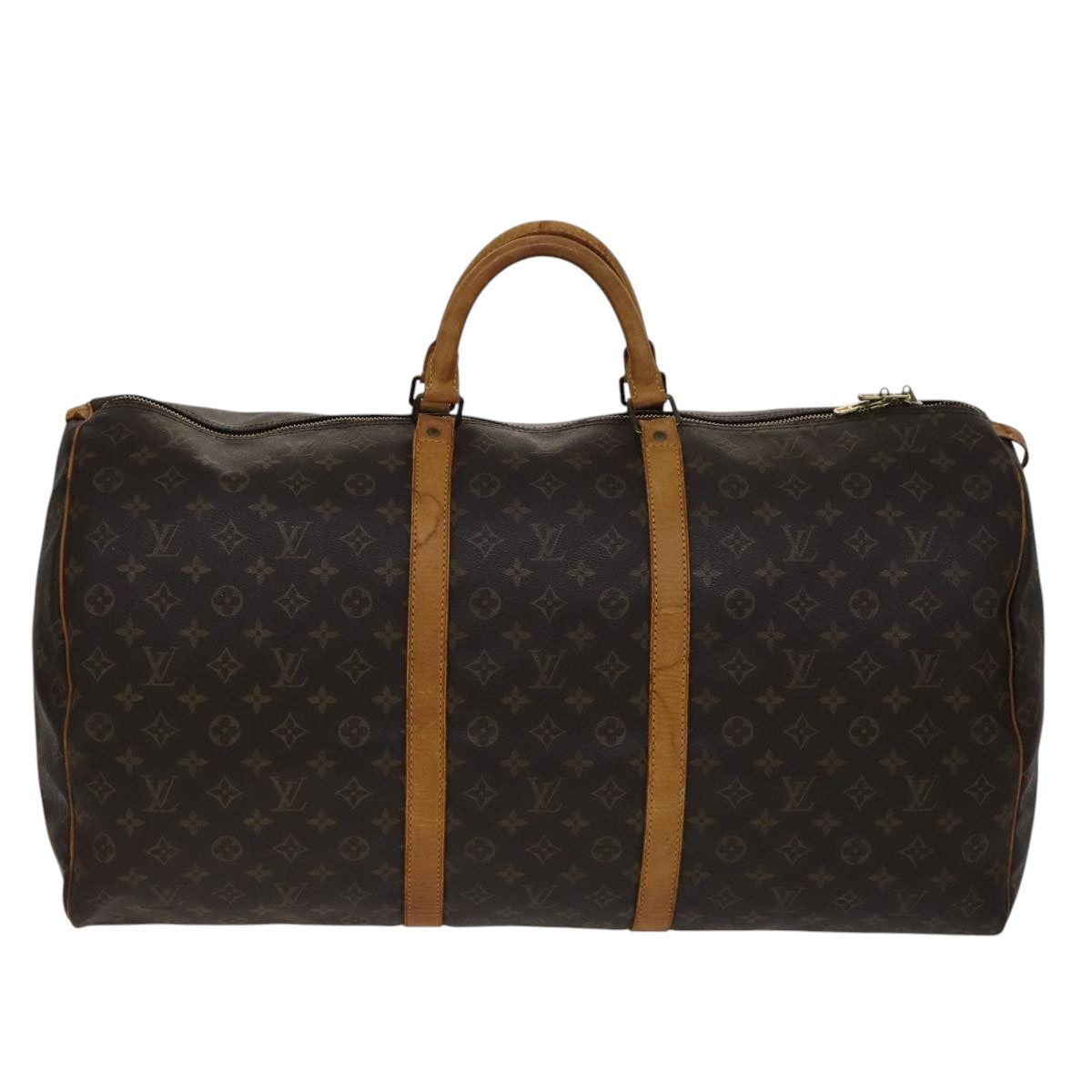 LOUIS VUITTON Monogram Keepall 60 Boston Bag M41422 LV yk16725