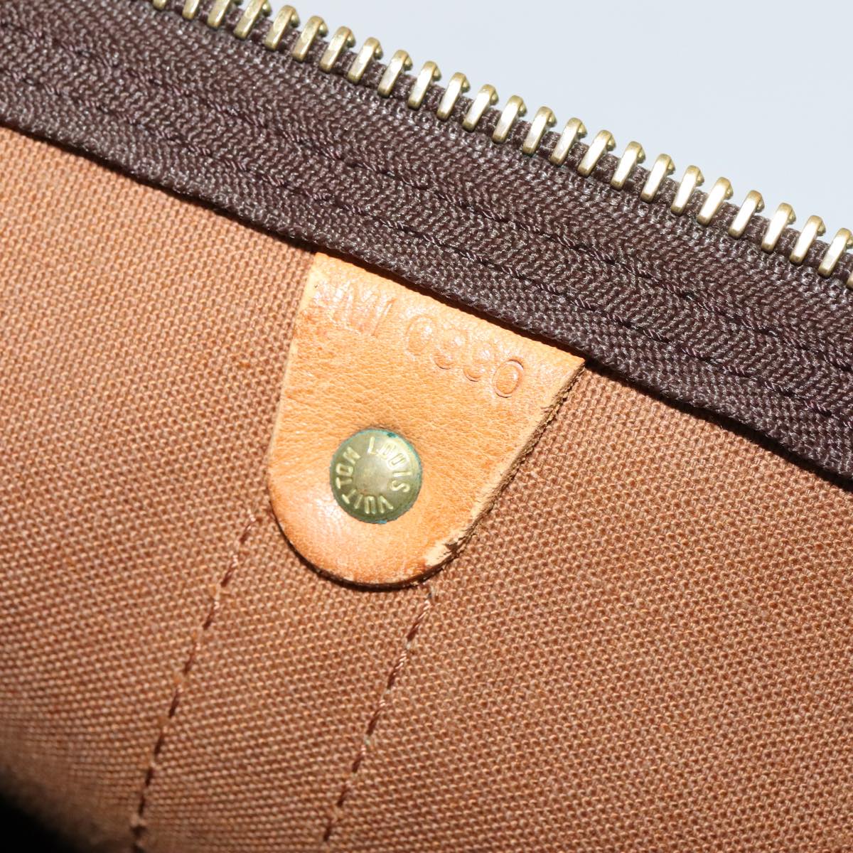 LOUIS VUITTON Monogram Keepall 60 Boston Bag M41422 LV yk16725