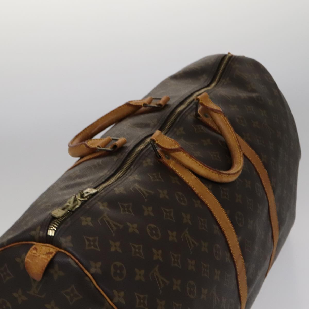 LOUIS VUITTON Monogram Keepall 60 Boston Bag M41422 LV yk16725