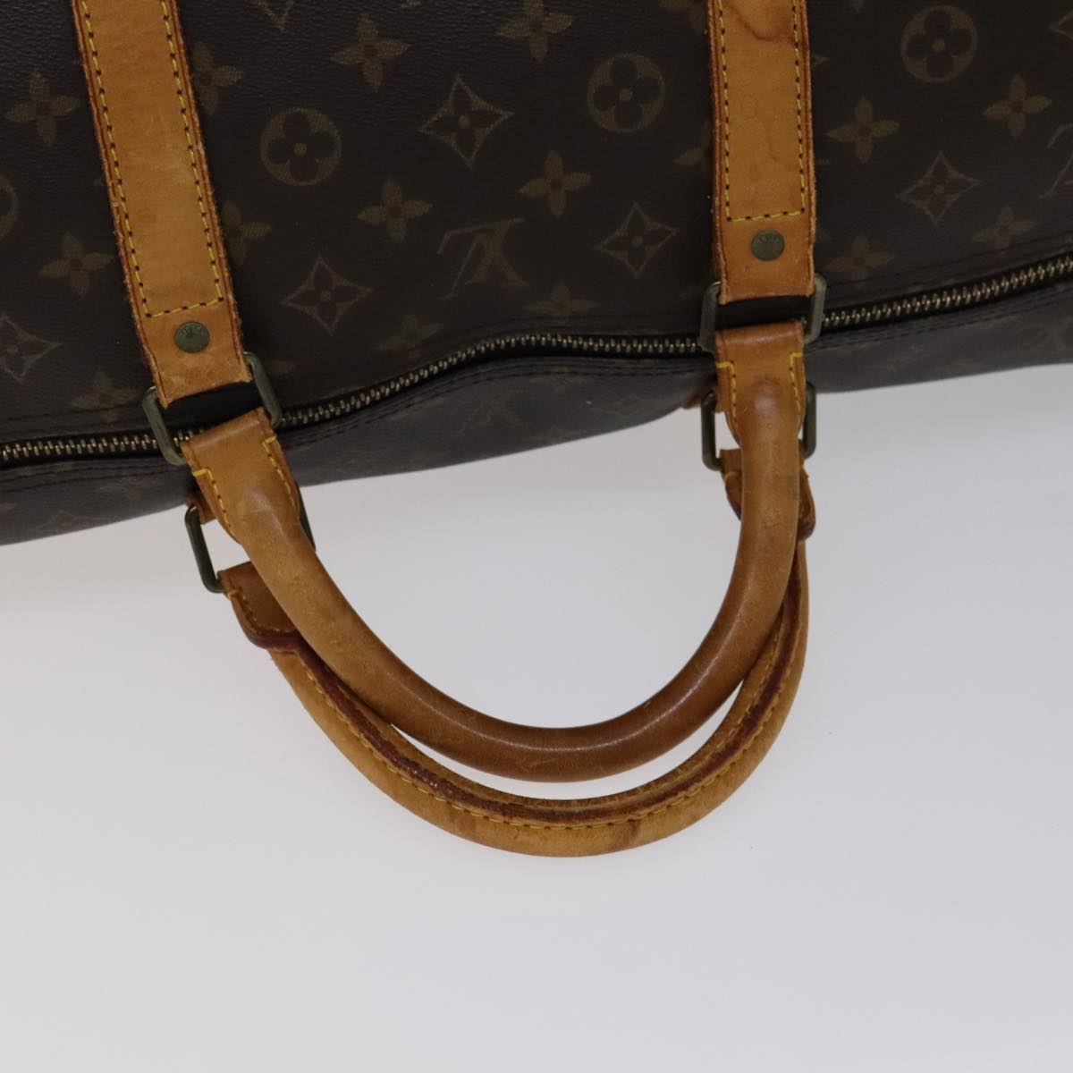 LOUIS VUITTON Monogram Keepall 60 Boston Bag M41422 LV yk16725