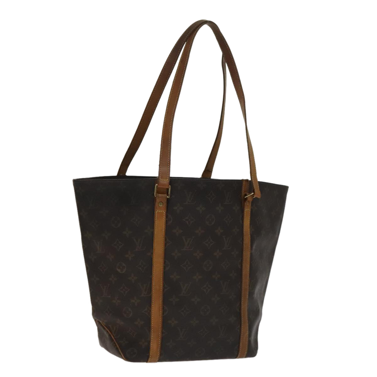 LOUIS VUITTON Monogram Sac Shopping Tote Bag M51108 LV yk16727